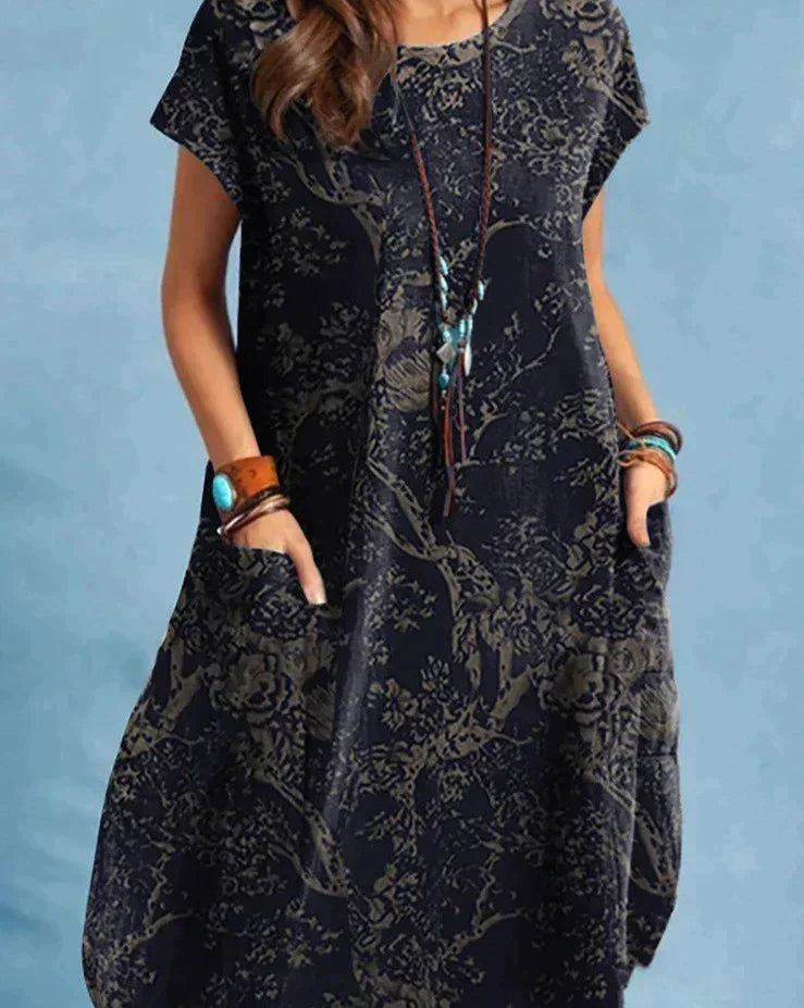 Amelia™ - Elegant Vintage Midi Dress