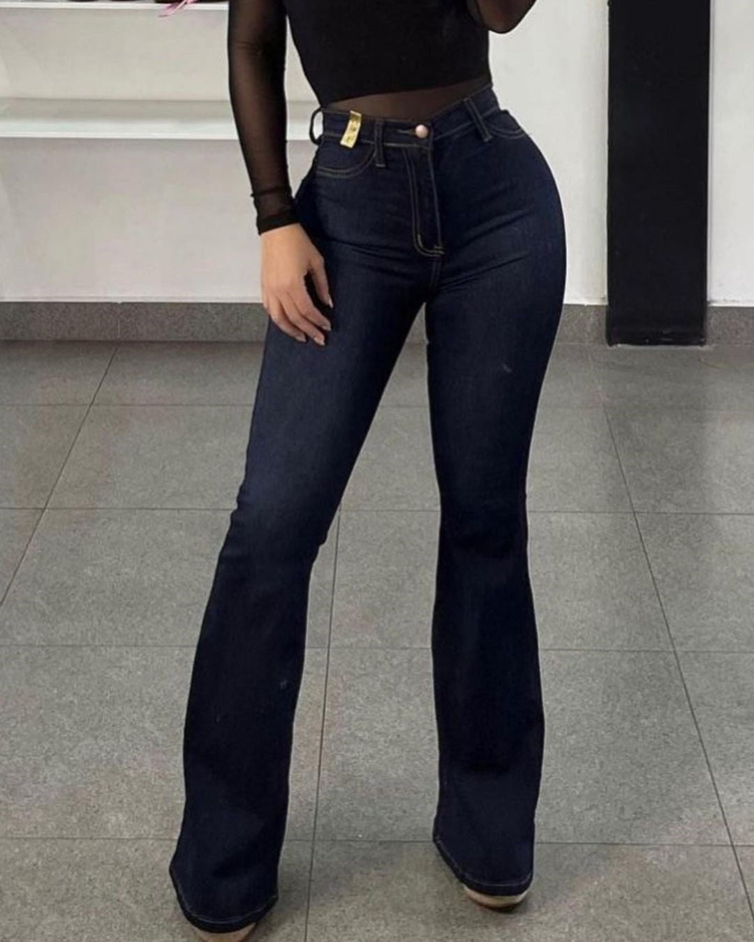 Lucy™ - High Waist Flair Jeans