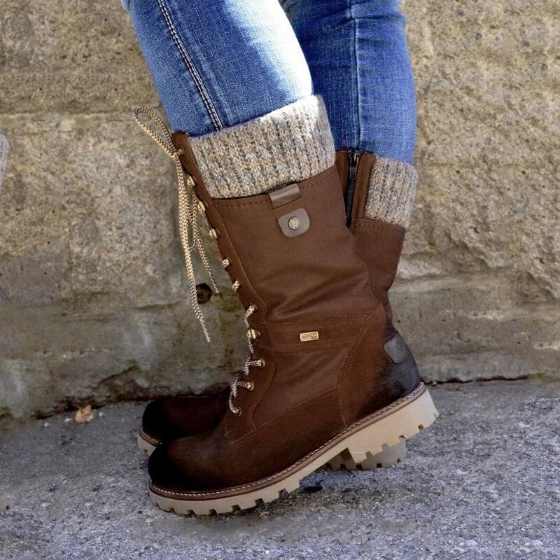 Dorcas - Elegant high-cut women's boots for a sophisticated look