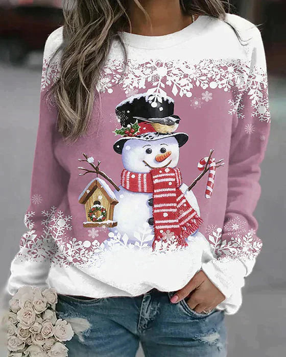 Benny - Enchanting Colourful Snowman Motif