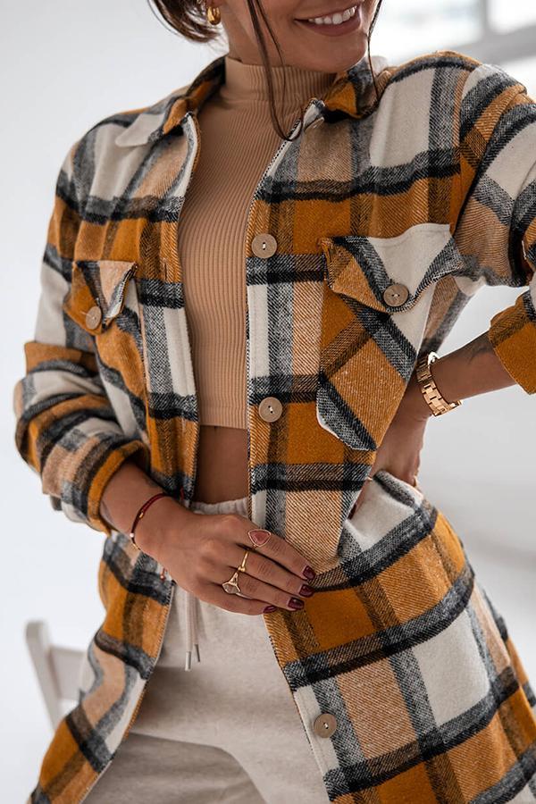 Marga - Fashionable and Comfortable Checked Blouse for Women
