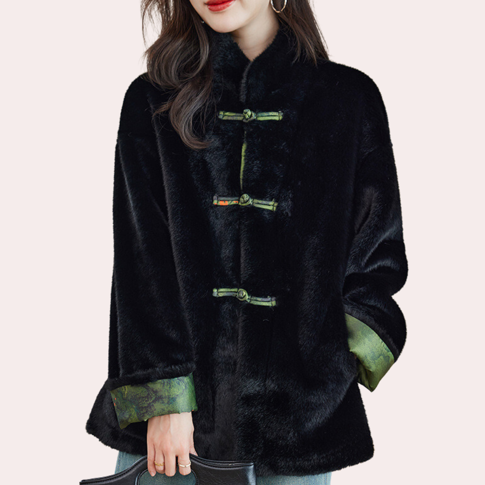 ELMIRA - Elegant Women's Coat for Cold Days