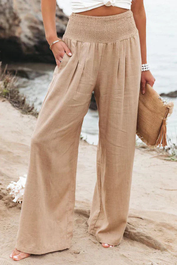 Stylish Alexandra - Cotton and linen trousers for Comfort and Elegance