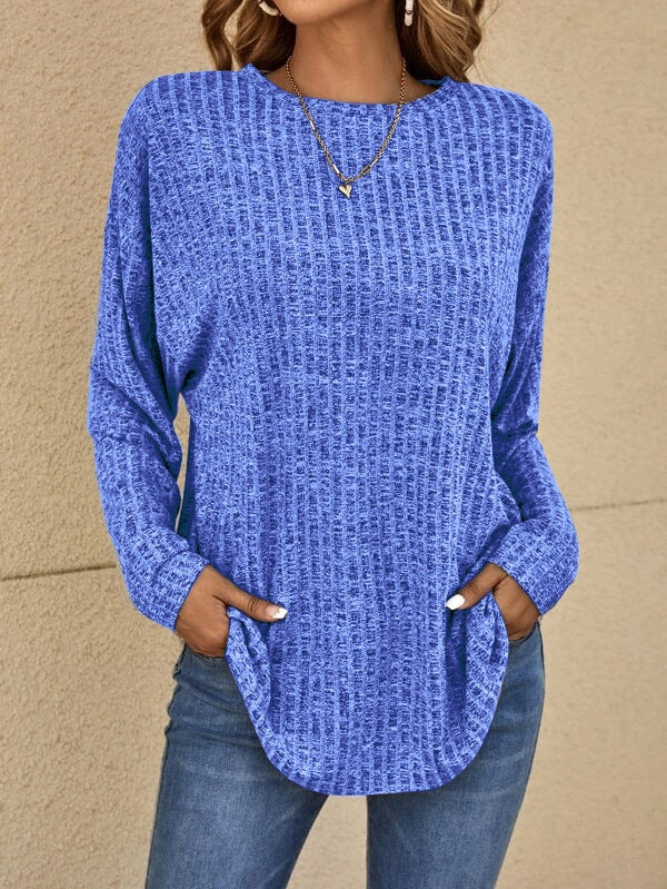 Elegant Long Sleeve Casual Sweater by Elizabeth