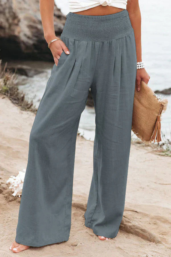 Stylish Alexandra - Cotton and linen trousers for Comfort and Elegance
