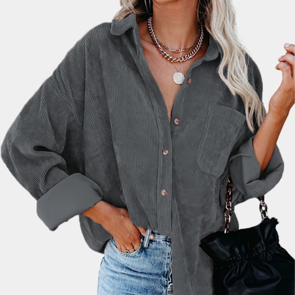 Stylish Rubyna Corduroy Women's Jacket