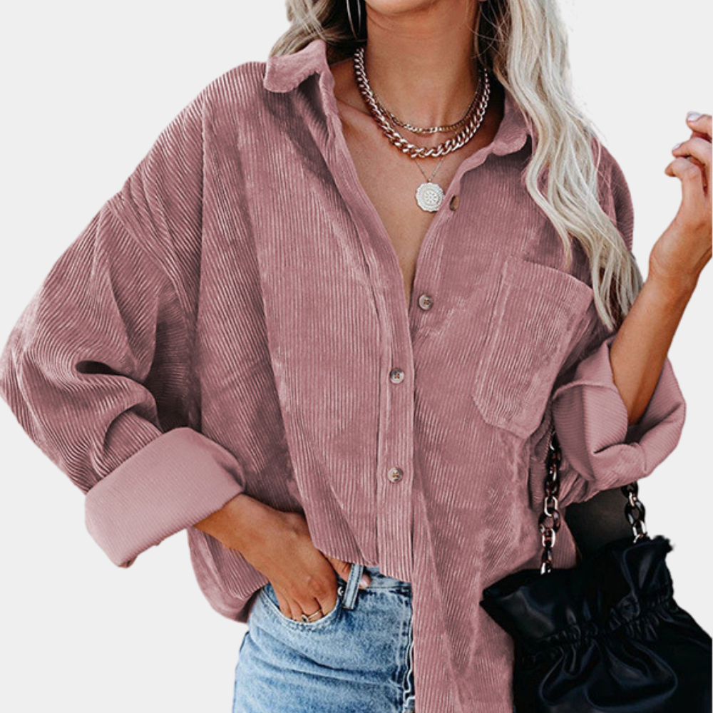 Stylish Rubyna Corduroy Women's Jacket