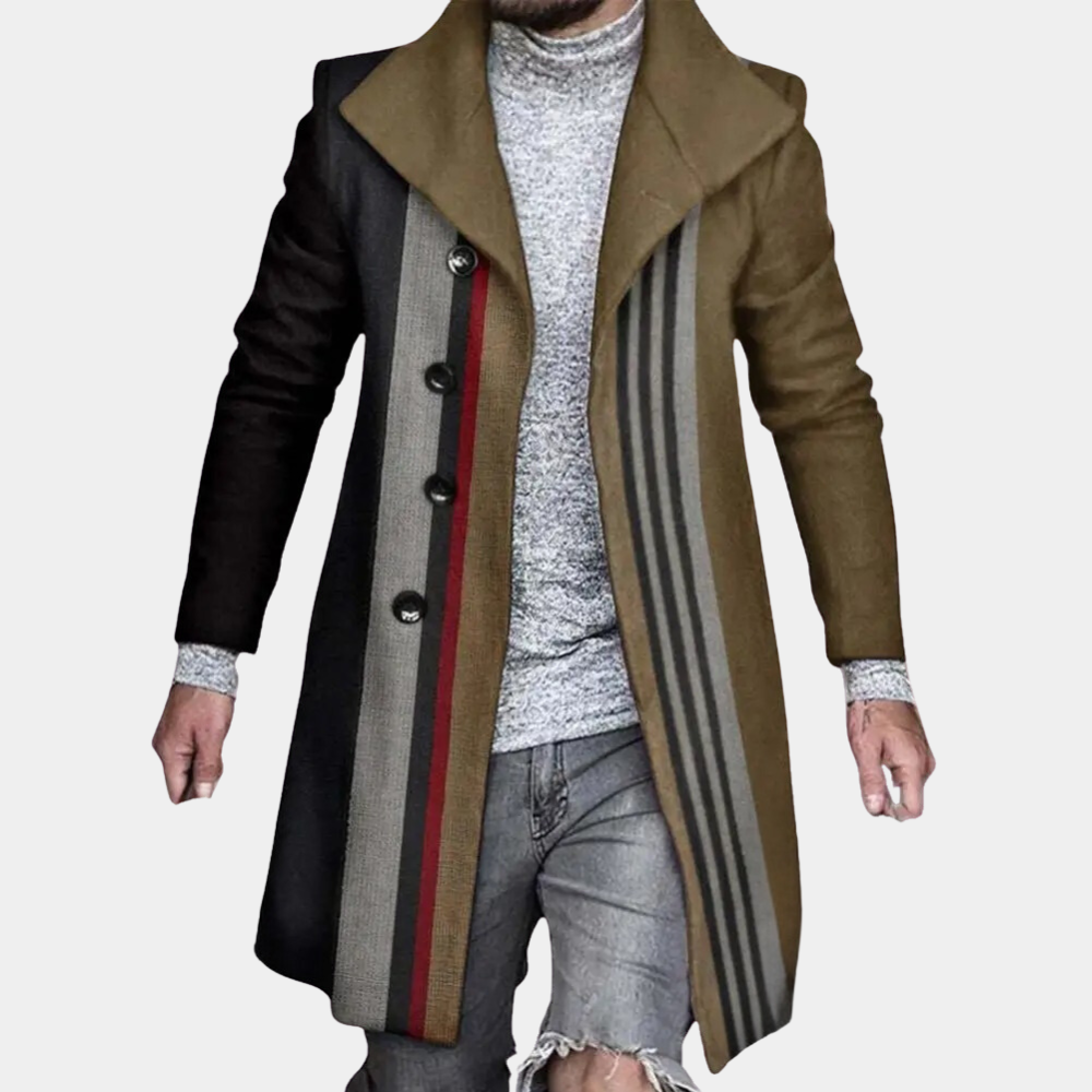 Trendy Mid-length Jacket for the Fashion-conscious Man