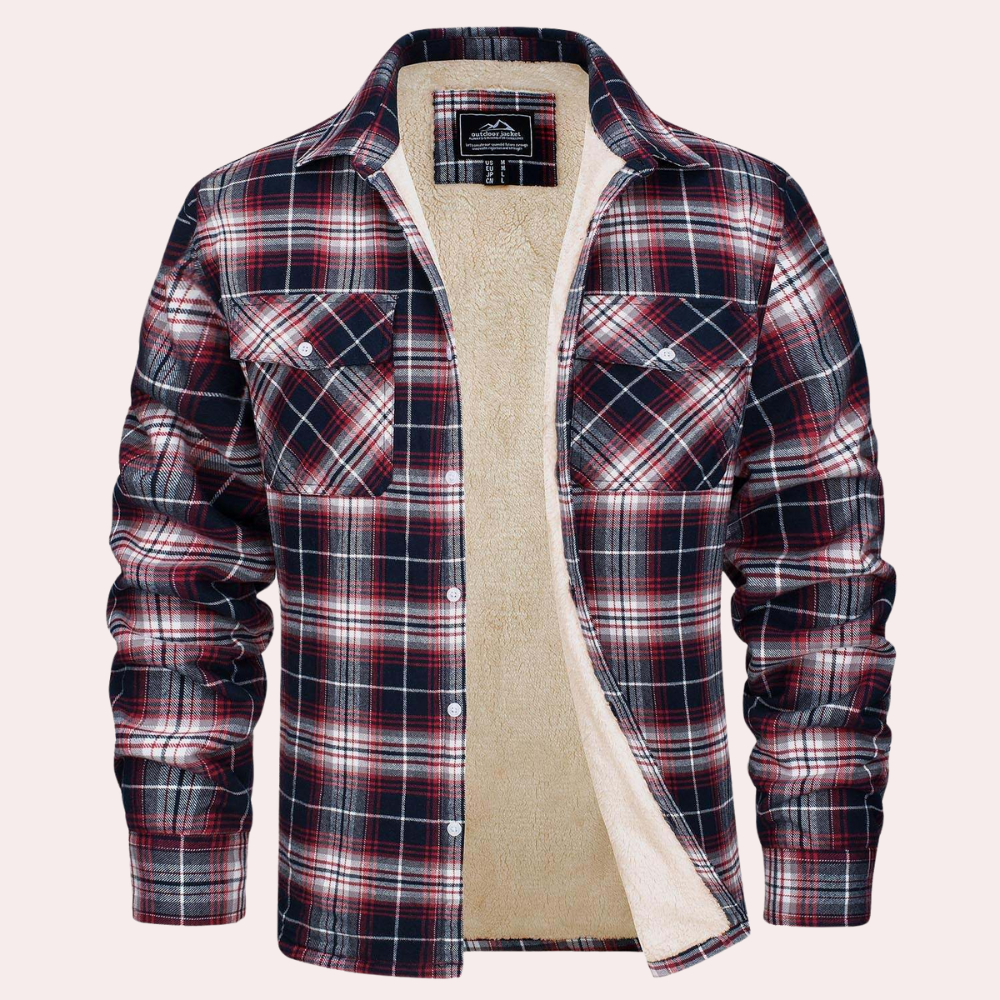 Stylish Checkered Men's Jacket for the Fashion-conscious Man
