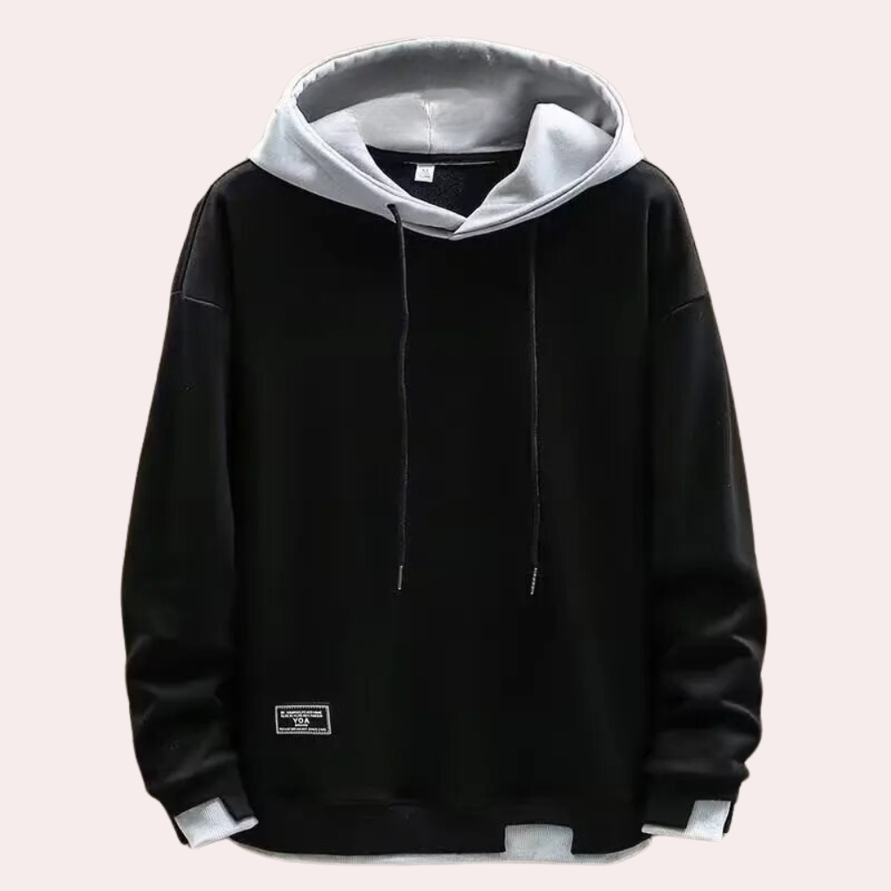 Casual and warm men's hoodie