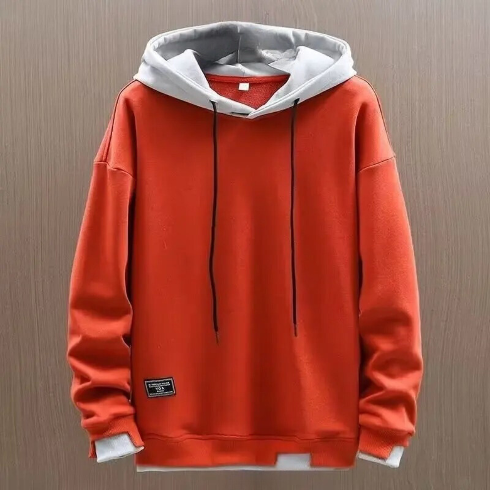 Casual and warm men's hoodie