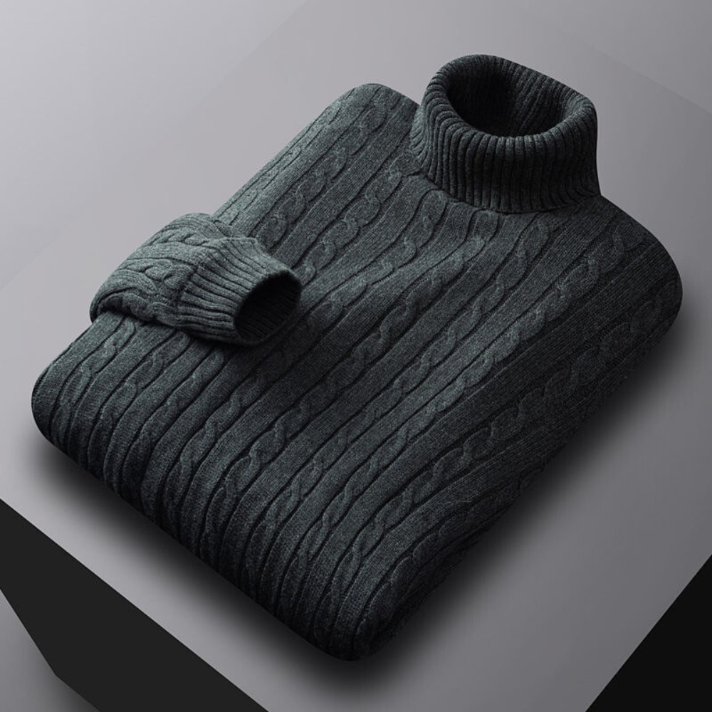 Stylish and comfortable men's turtleneck