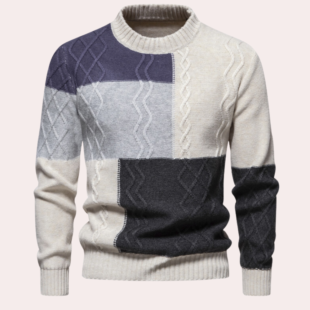 Boian - Stylish and comfortable knitted jumper for men