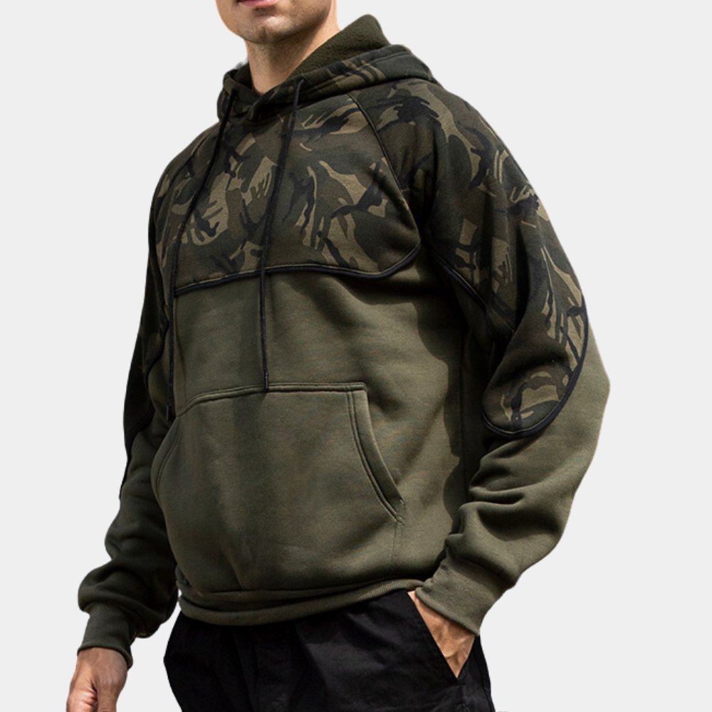Antonis - Trendy Casual Men's Hoodie with Stylish Camouflage Pattern