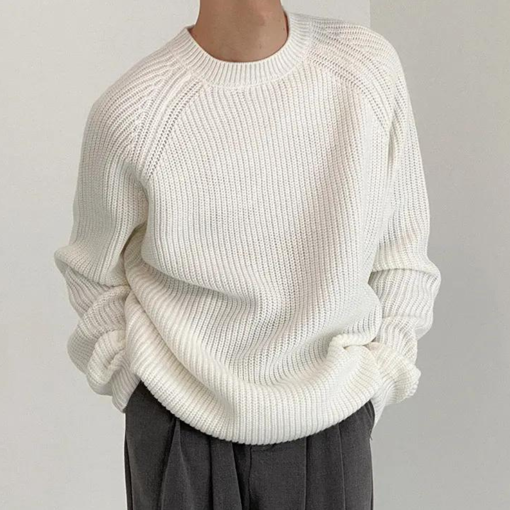 Audrick - Stylish and Comfortable Long-sleeved Knitted Sweater for Men