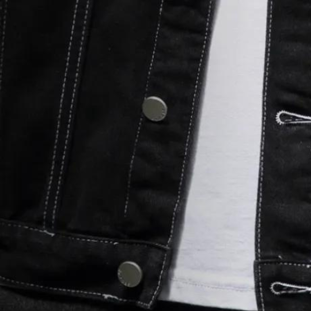 Darcio - Trendy Denim Winter Coat for the Modern Man