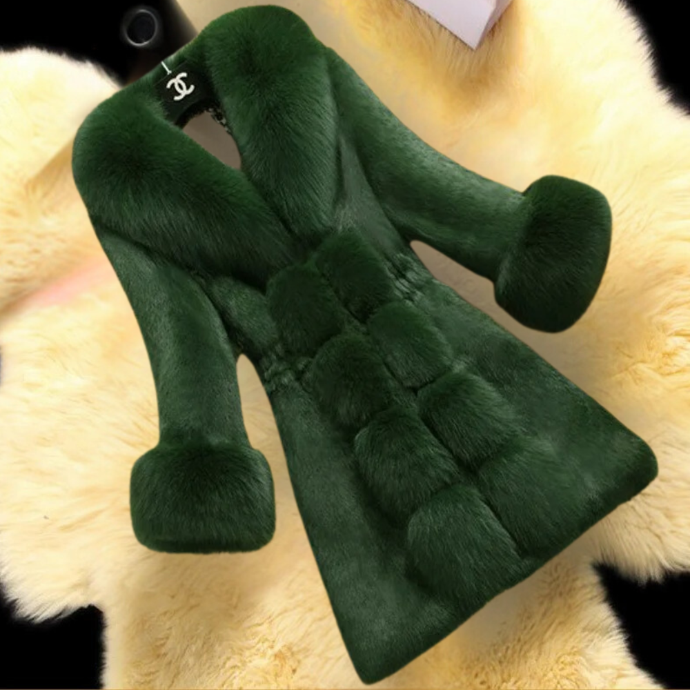 GIUSEPPINA - Luxury Fluffy Women's Coat for a Sophisticated Look