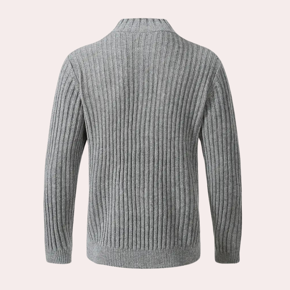 ETHAN - Tough Knitted Winter Cardigan for Men