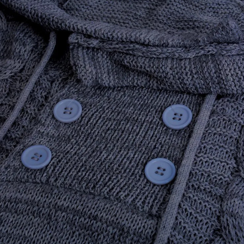 Stylish Men's Hooded Sweater - BRUCE for Comfort and Functionality