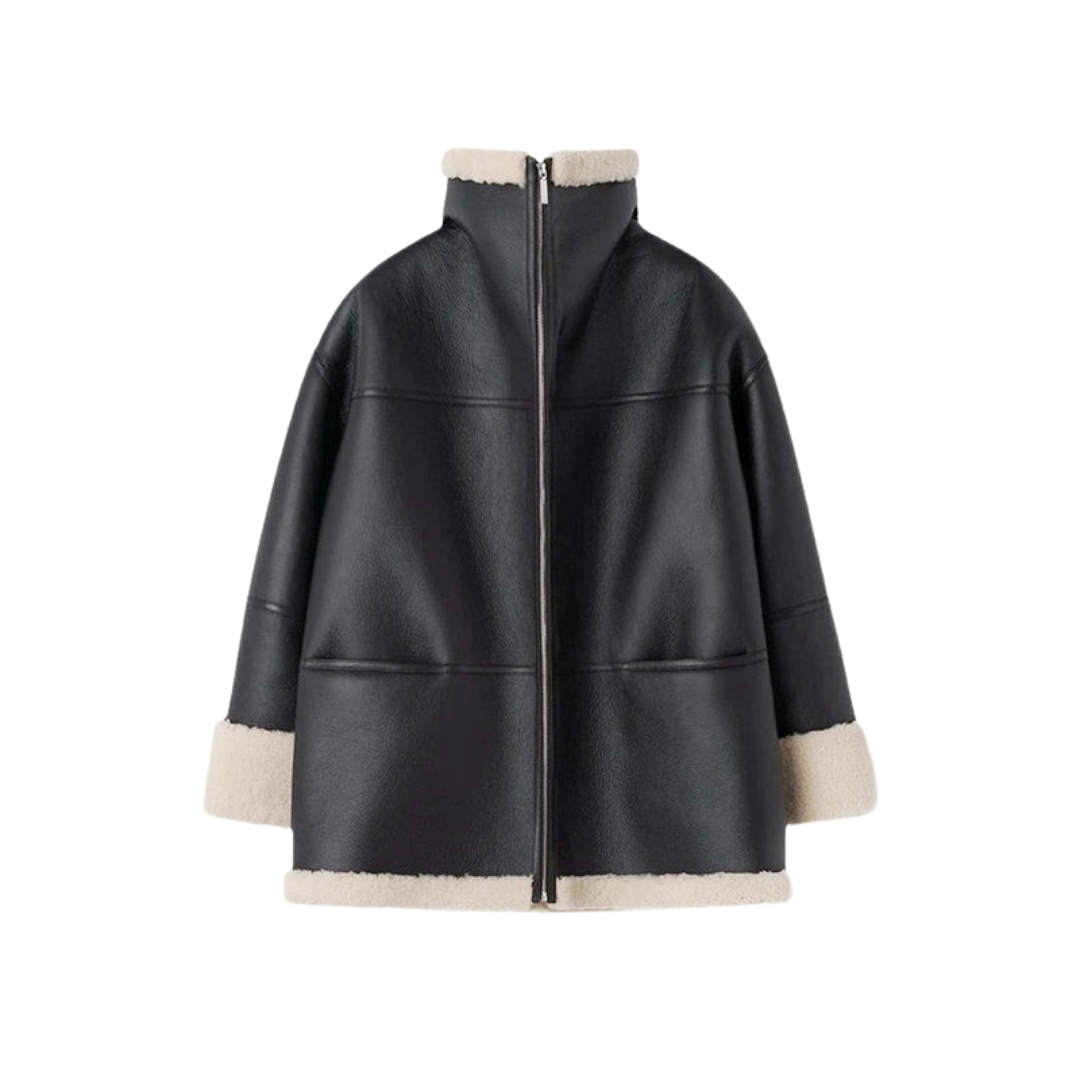 Elsie™ - Ultimate Leather Fur Coat