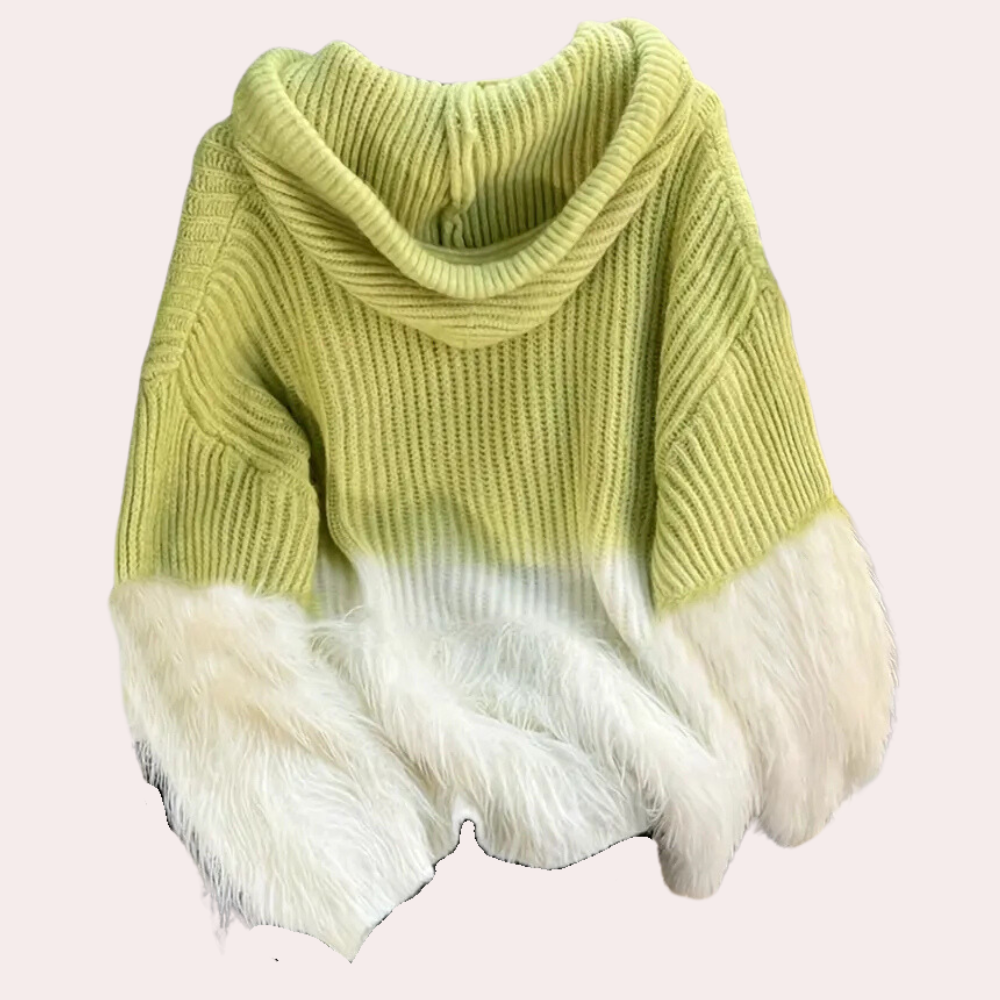 CYRENA - Stylish Coloured Knitted Sweater for Ladies