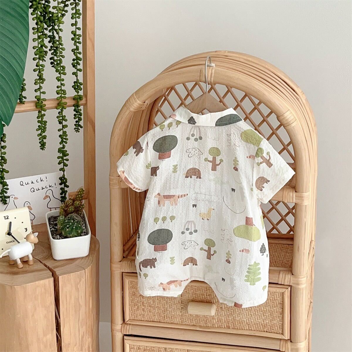 Jungle theme romper