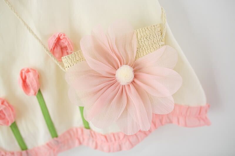 Three flower dress