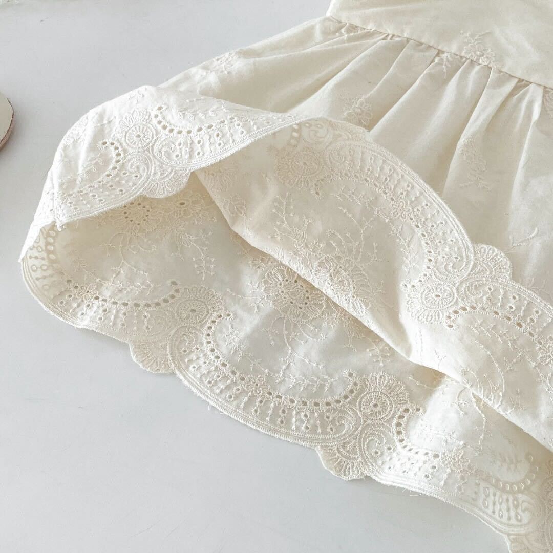 Embroidered dress and tshirt premium set
