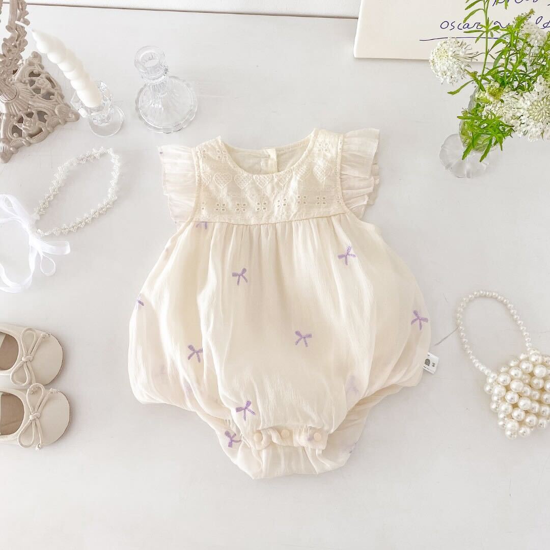 Embroidered premium romper