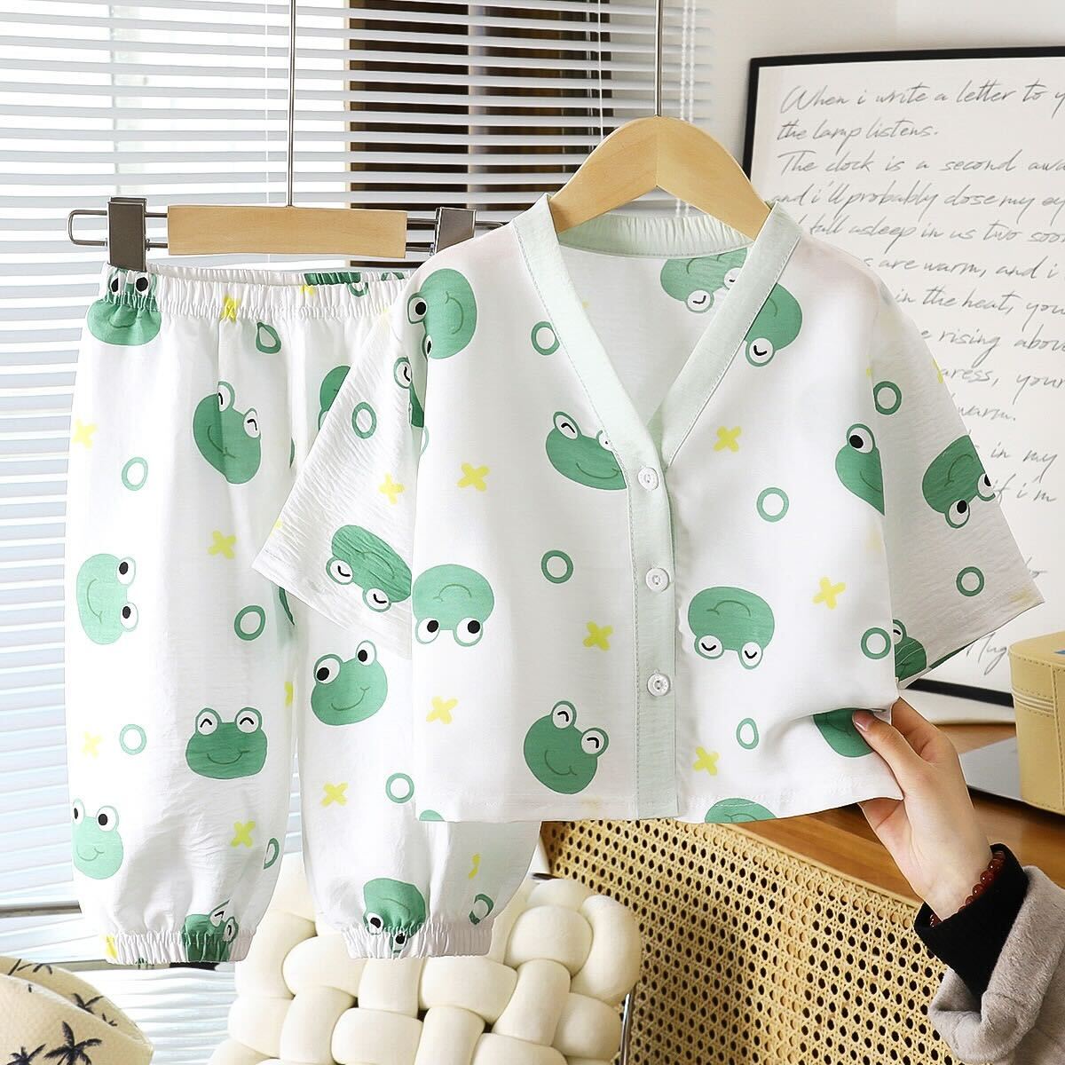 Printed summer night suit