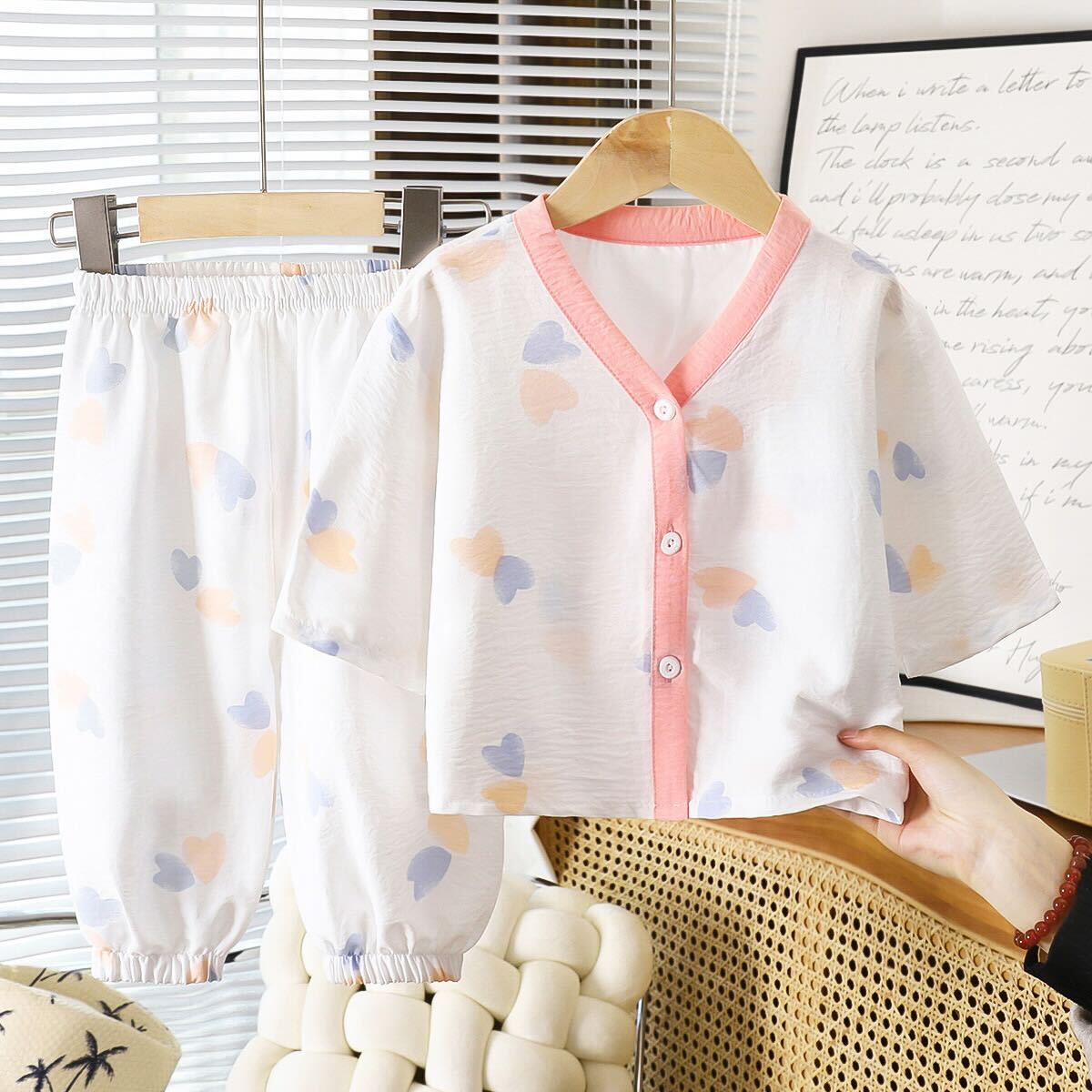 Printed summer night suit