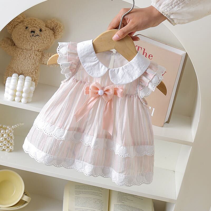 Bow made dress romper