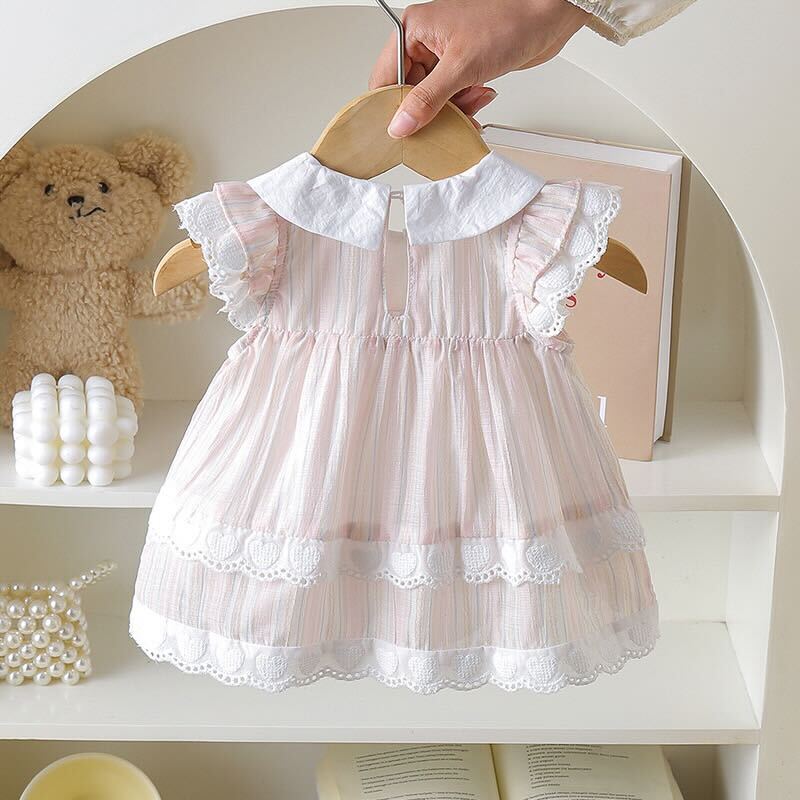 Bow made dress romper