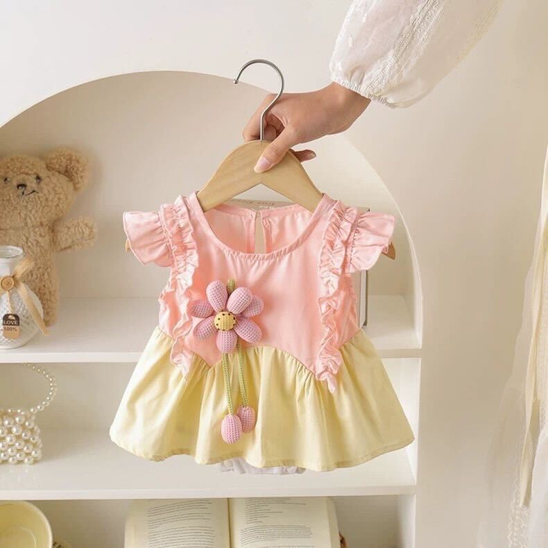 Big flower romper
