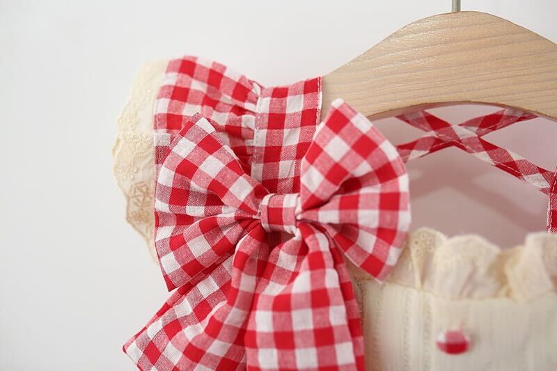 Checkered top and shorts set