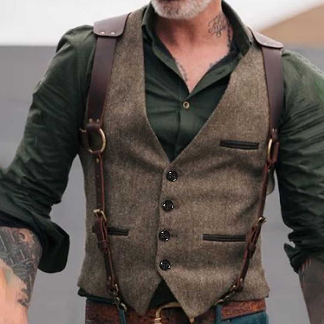 Stylish JAMES Men's Vest for the Modern Gentleman