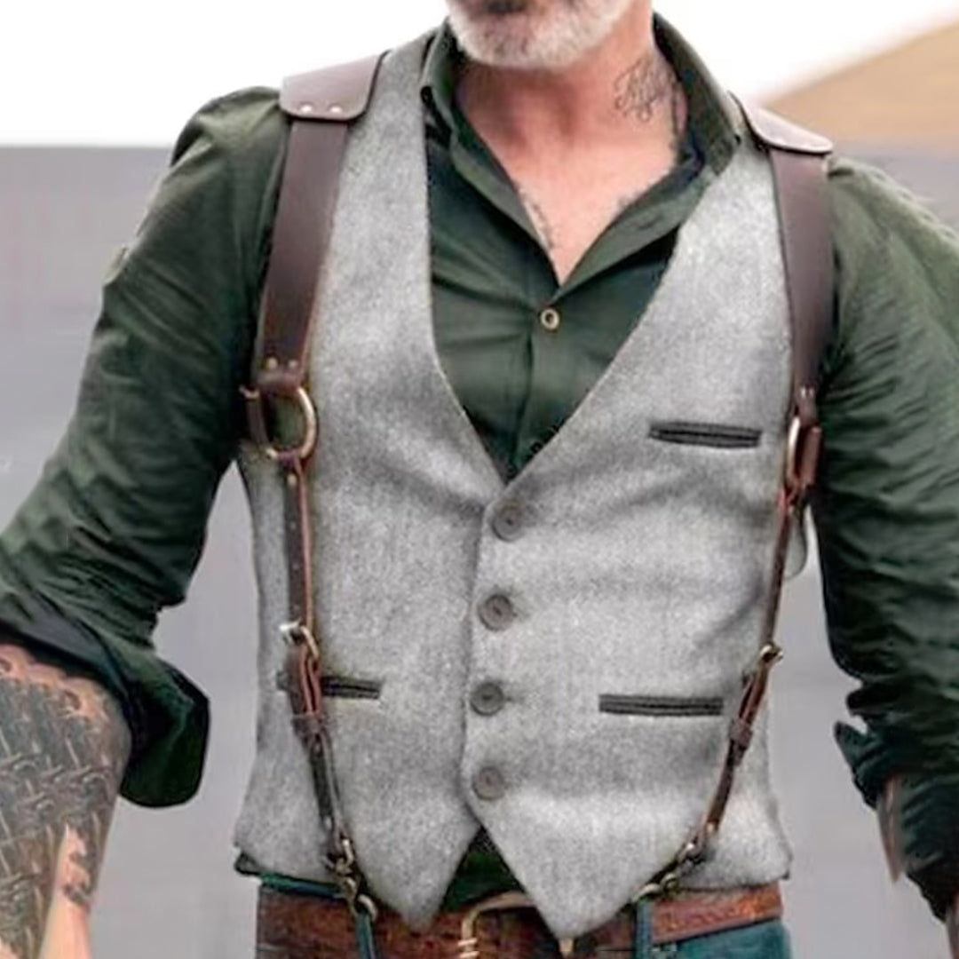 Stylish JAMES Men's Vest for the Modern Gentleman