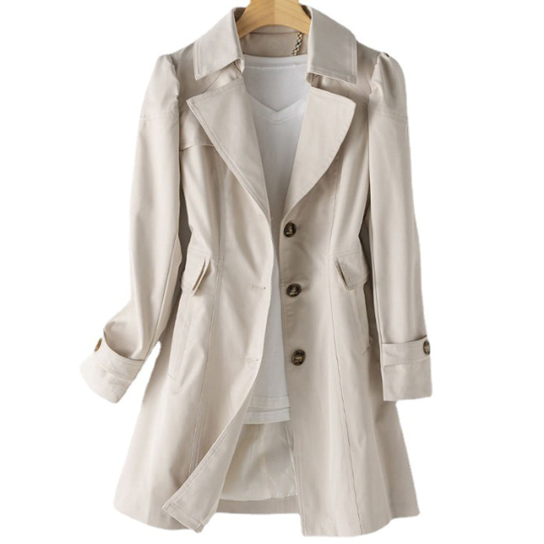 Stylish LUCIBA Long Wind and Rain Jacket for Women