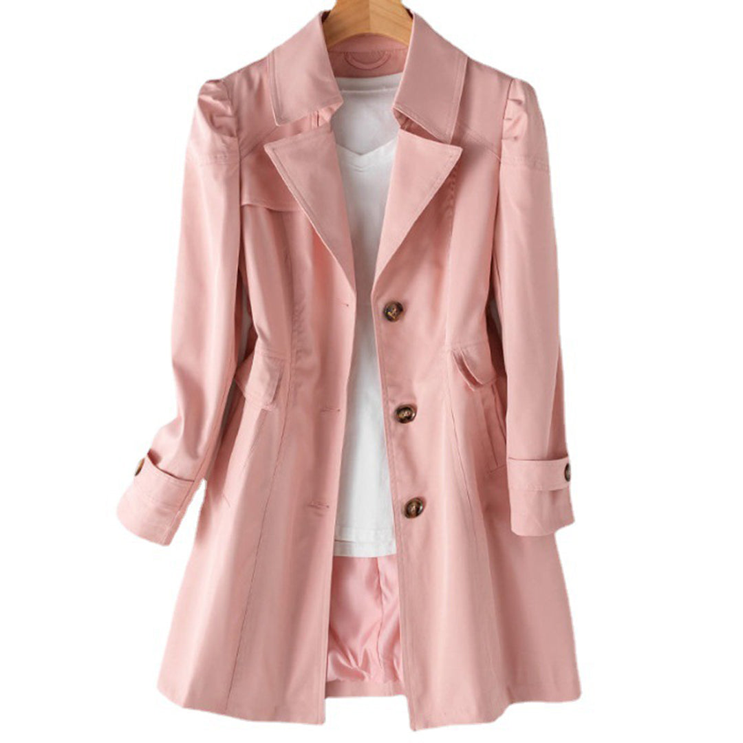 Stylish LUCIBA Long Wind and Rain Jacket for Women