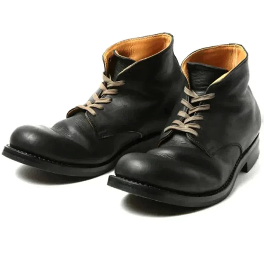 Stylish men's leather boots - Lowen