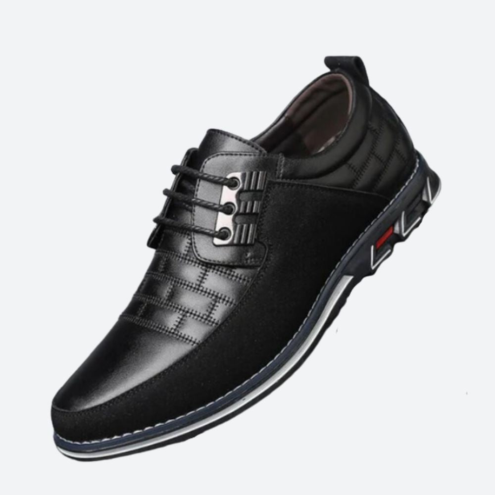 Stylish men's shoes with comfortable orthopaedic soles - Natzu