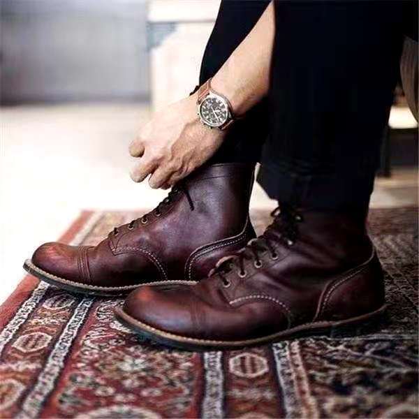 Ethan - Stylish Retro Veteran Boots for the Fashionable Man