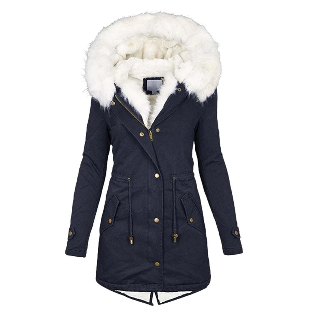 Louise - Elegant long winter coat for women