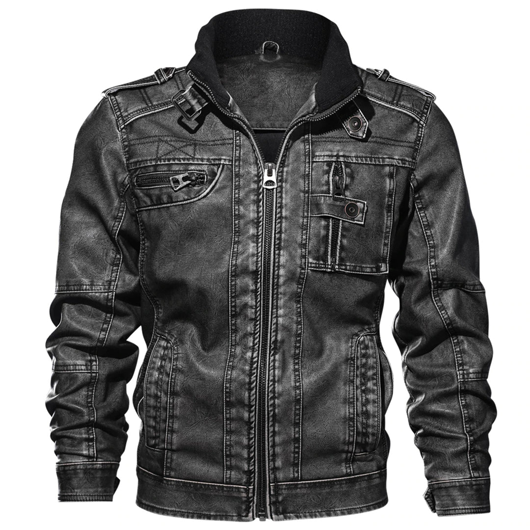 FLOKI - Trendy Leather Jacket for a Stylish Look
