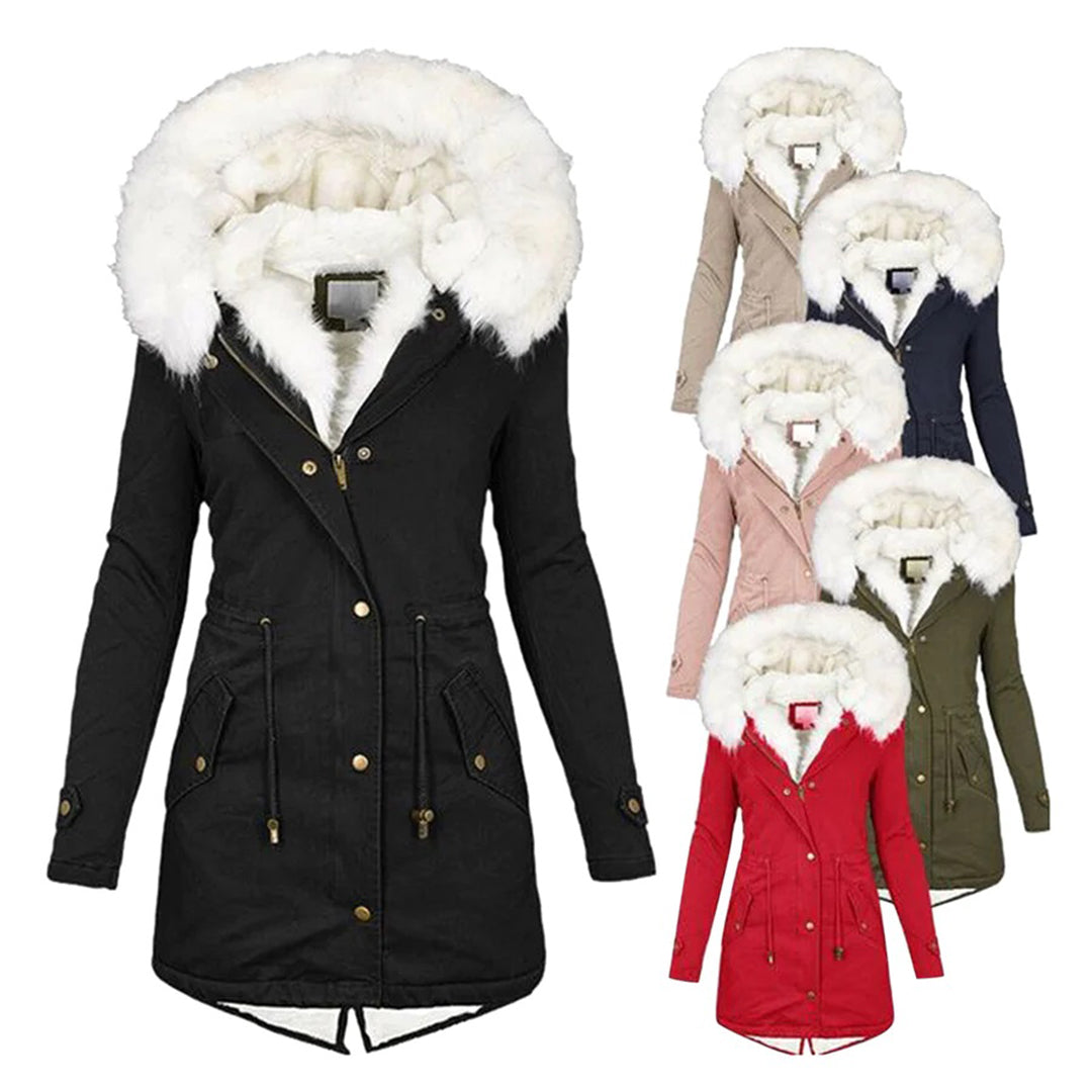 Louise - Elegant long winter coat for women