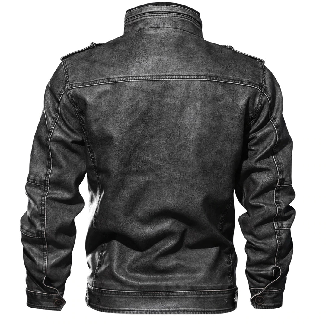 FLOKI - Trendy Leather Jacket for a Stylish Look