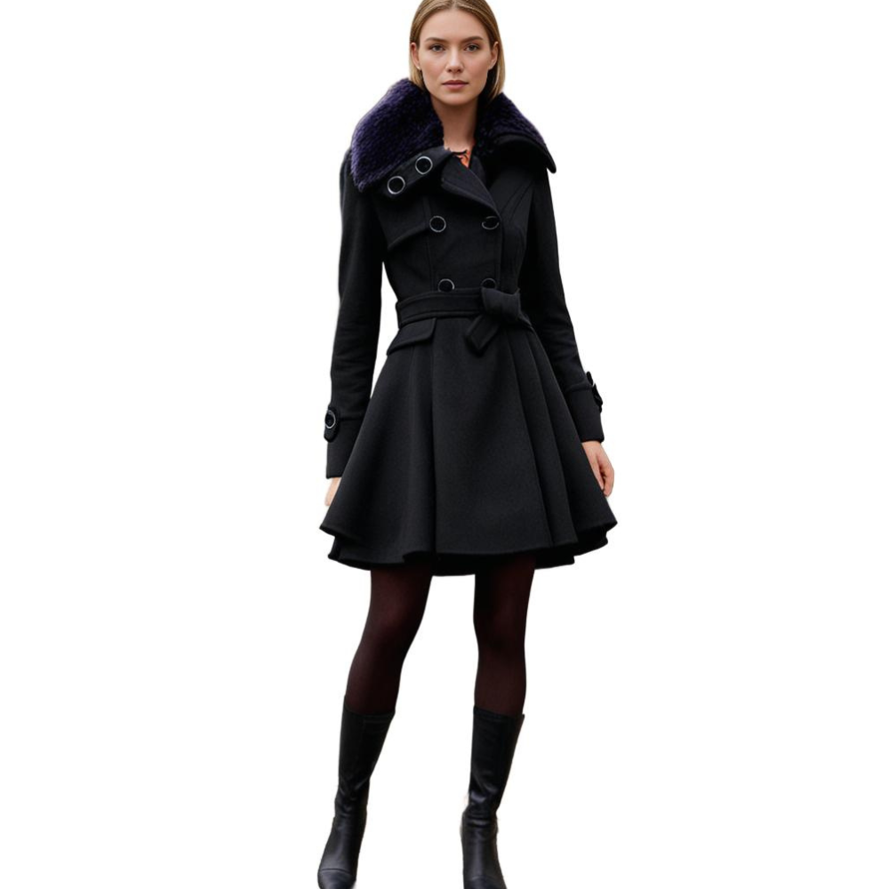 Eliza - Stylish and luxurious long winter coat for women