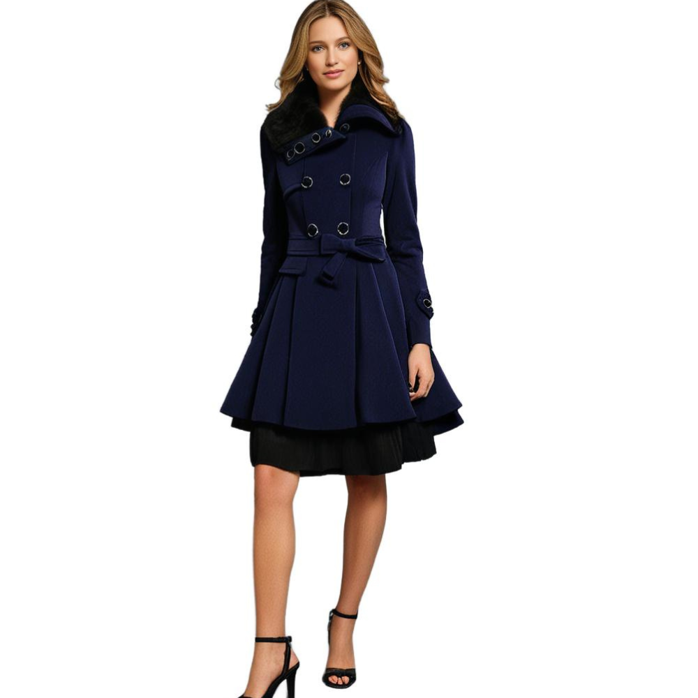 Eliza - Stylish and luxurious long winter coat for women