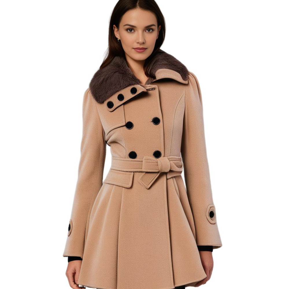 Eliza - Stylish and luxurious long winter coat for women