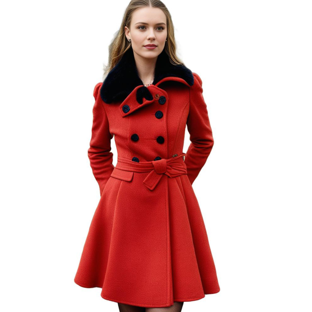 Eliza - Stylish and luxurious long winter coat for women